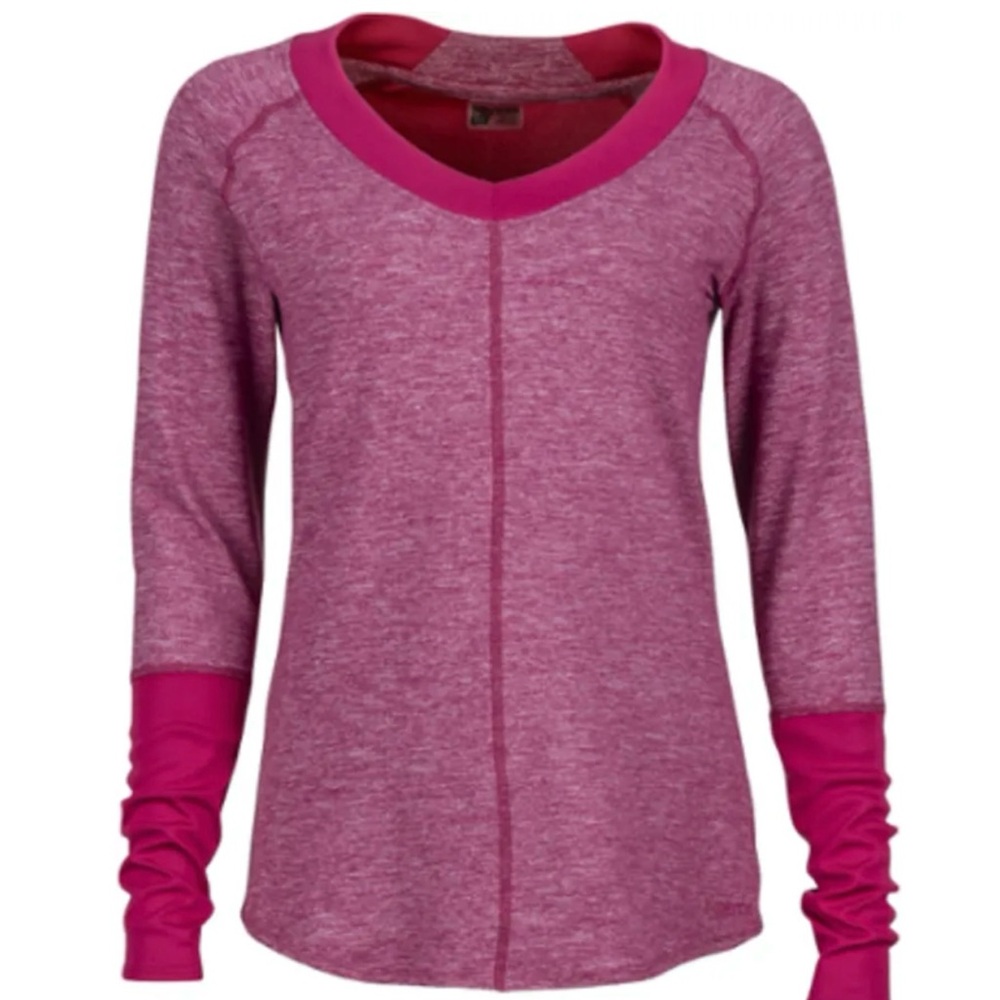 NWT Women’s Marmot Jayla Long Sleeve Shirt Top Red/Burgundy Sz. XS